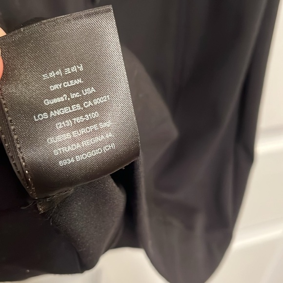 GUESS Vintage Black Mini Dress size small - Picture 12 of 13